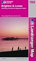 Brighton and Lewes, Haywards Heath (Landranger Maps) (OS Landranger Map)