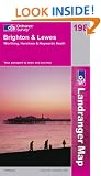 Brighton and Lewes, Haywards Heath (Landranger Maps) (OS Landranger Map)
