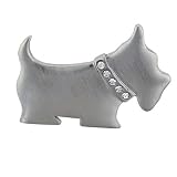 Scottish Terrier Silver Animal Pin Brooch