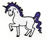 Aufnaeher Buegelbild Aufbuegler Iron on Patches Applikation Pegasus Einhorn Pferd Kinder