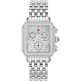 NEW MICHELE DECO DIAMOND STAINLESS STEEL WATCH MWW06A000028 by Michele