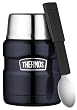 Thermos SK3000MB4 16 oz. Stainless Steel Vacuum Insulated King Food Jar with Spoon