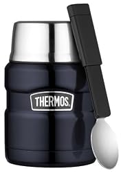 Thermos SK3000MB4 16 oz. Stainless Steel Vacuum Insulated King Food Jar with Spoon