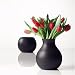 Menu Rubber Vase Large, Black