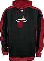 Miami Heat NBA Black Embroidered Dream Hooded Fleece Sweatshirt By Adidas
