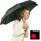 Knirps X1 Taschenschirm, Schwarz - 
