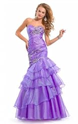 Sexy Mermaid Lace Beaded Crystals Applique Crystal Chiffon/Taffeta/Tulle Evening Dress/Bridesmaid Dress/Prom Dress 