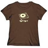 T-Shirt Woman Brown  Math Rock Retro  Music