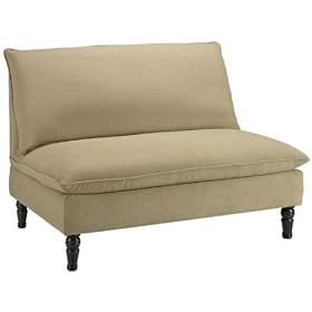 Lily Love Seat, 31.5Hx43W, BSKTWV SLD TAN