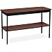 Barricks UTS1848WA Utility Table With Bottom Storage Shelf, Rectangle, 48w x 18d x 30h, Walnut