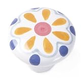 Laurey 8700 Sorrento 1-1/2-Inch Diameter Porcelain Knob, Hand Painted
