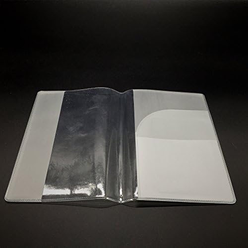 Passport Cover 6-Pack from Blue Lolly Series,Transparent/Clear PVC Passport Case with 2 Luggage Tags as Bonus.