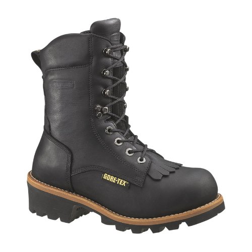 Wolverine Men's Buckeye Soft-Toe Non-Insulated Gore-Tex Logger Work Boots (8 in.)
