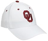 Oklahoma Adult White One-Fit Hat (Small) by Top of the World, LLC