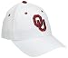 Oklahoma Adult White One-Fit Hat (Small)