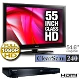 41K1CnVUNRL. SL160  Toshiba 55ZV650U Regza 55 Class LCD HDTV and Toshiba BDX2000 Blu Ray Player With BD Live Bundle