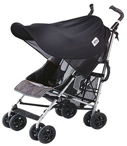 Protect-A-Bub UPF+50 Compact Stroller Sunshade- Black
