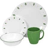 Corelle Livingware 16-Piece Dinnerware Set, Service for 4, City Gardens