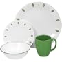 Corelle Livingware 16-Piece Dinnerware Set, Service for 4, City Gardens