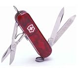 Victorinox Swiss Army Signature Lite Pocket Knife (Translucent Ruby)