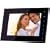 NIX TS07E - Designer Series Cordless 7 inch Digital Picture Frame, Internal Rechargeable Battery, 'Blue Lite' Touch Sensitive Controls