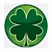 Glasses Cleaning Cloth Medium Sized 2-Sided of Green Shamrock (Celtic, Club, Gold, Irish, Ireland, Little, Charm, Cross, Four Leaf Clover, Jewelry, Necklace, Pendant, Ring, Tattoo, Diamond, Designs, Charm, Lucky, Luck)