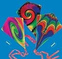 Party Favors Supplies 1 Dozen Tie-dyed Kites