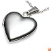 Children's Sterling Silver Heart Locket on Cable Chain, 14