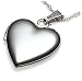 Children's Sterling Silver Heart Locket on Cable Chain, 14