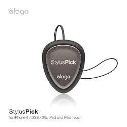 elago Stylus Multi-use Guitar Pick with micro-fiber pad for iPhone4 / 3GS / 3G, iPad and iPod Touch,Galaxy Tab