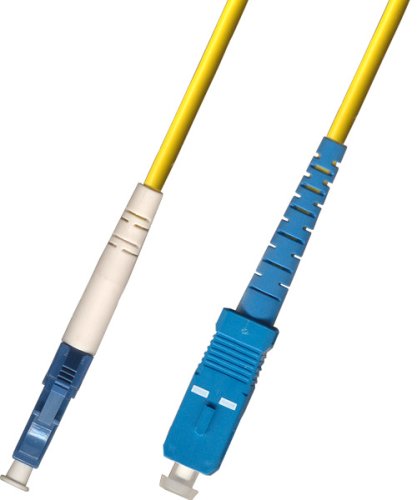 10M Singlemode Simplex Fiber Optic Cable (9/125) - LC to SC