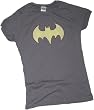 Batgirl Logo Crop Sleeve Fitted Juniors T-Shirt