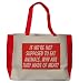 IF WE'RE NOT SUPPOSED TO EAT ANIMALSWHY ARE THEY MADE OF MEAT? Large BELLA TOTEBAG w/...