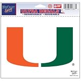  : Miami Hurricanes Ultra Decal Sticker
