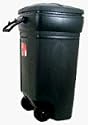 45GAL GRN WHL Trsh Can, Sold By Case Of 4 Only...