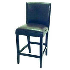 Cherry Wood Barstool - Black