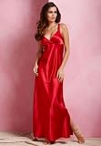 Amoureuse Plus Size Long Satin Gown