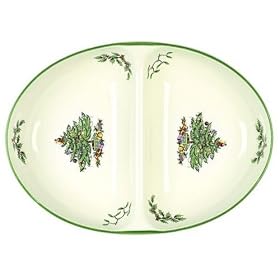 Spode Christmas Tree Divided Dish