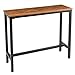 Mr IRONSTONE Bar Table 47 â€ Pub Dining Height Table Bistro Table with Vintage Textured Top (Indoor USE ONLY)