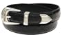 MagicBelt Classic, Size 32, Ostrich Black with Golfer Buckle