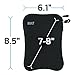 BUILT Neoprene Sleeve for 8-inch e-reader or Tablet, Black