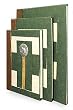 Notebooks, 'Green on Cream' (set of 3) Notebooks, 'Green on Cream' (set of 3)