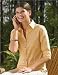 Premium Quality Ladies Affinity 3/4 Length Sleeves Dress Shirt - Maize