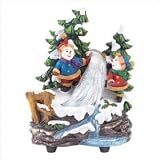 Fiber-Optic Snow Scene Music Box