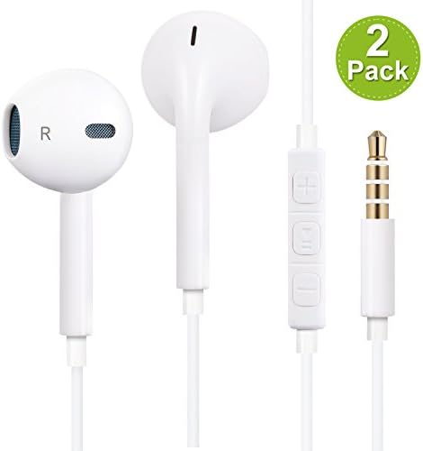 E-favor Earphones Headphones Earbuds Headset with Mic &amp; Remote Control for iPhone 6/6s/6 Plus/6s Plus/ 5/5c/5s, iPhone SE,iPad/iPod