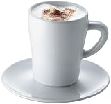 Bodum Hole-In-One Cappuccino/Coffee Cup & Saucer, Set of 4