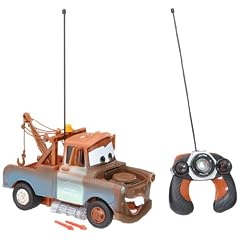 Dickie-Spielzeug 203089507 - Disney Cars 2 - RC Mater, 3-Kanal Funkfernsteuerung,Front-Projektile abschie�bar, Kanonen seitl. mit Licht und Sound,27 + 40 MHz, Ma�stab 1:16, 29 cm, braun