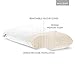 MALOUF Zoned Dough Pillow, King - Low Loft Firm, White