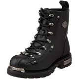 Harley-Davidson Women\'s Tyre Motorcycle Boot,Black,5.5 M US