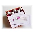 'Best of Friends': 52 friendship quotes all about the joy and value of friendship. Each card is decorated with a pink heart and two cute little red ladybirds and the set is presented in a pink gift box tied with pink ribbon - a lovely handmade gift for a special friend or sister. Also includes five little luxury chocolate balls for them to enjoy! The gift tag can be fully personalized for any occasion - birthday, Christmas, to say 'Thank You' or 'Good Luck'!